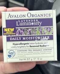 AVALON ORGANICS Lavender Luminosity Daily Moisturizer 2oz RARE HTF