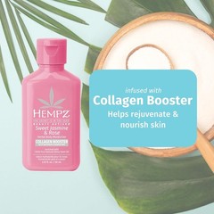 Hempz Mini Collagen-Infused Jasmine & Rose Body Moisturizer, 2.25 oz – Paraben