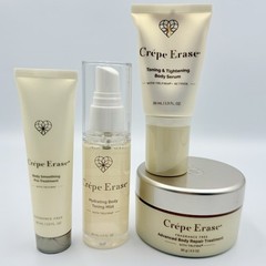 Crepe Erase 4-Pc Set Body Serum / Repair Treatment / Pre-Treatment & Toning Mist
