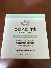 ODACITE Bioactive RENEW SUPREME CREAM Edelweiss EXTREME 1.69 Oz. Ret. $78