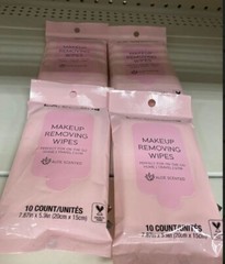 New 4 x 10 Counts L.A. Colors Makeup Removing Wipes Perfect for on the go Travel