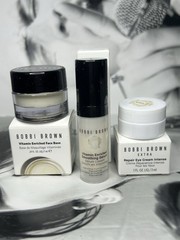 NIB Bobbi Brown Vitamin Enriched Face Base, Smoothing Serum & Eye Cream Intense