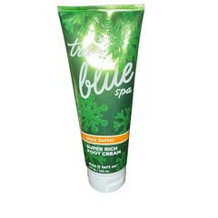 Bath & Body Works True BLUE Spa Shea Butter Super Rich Foot Cream 8 oz*Rare*