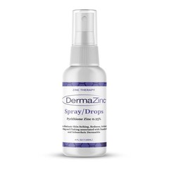 DermaZinc Therapy Spray/Drops, Zinc Spray for Skin 4 Fl Oz (Pack of 1)