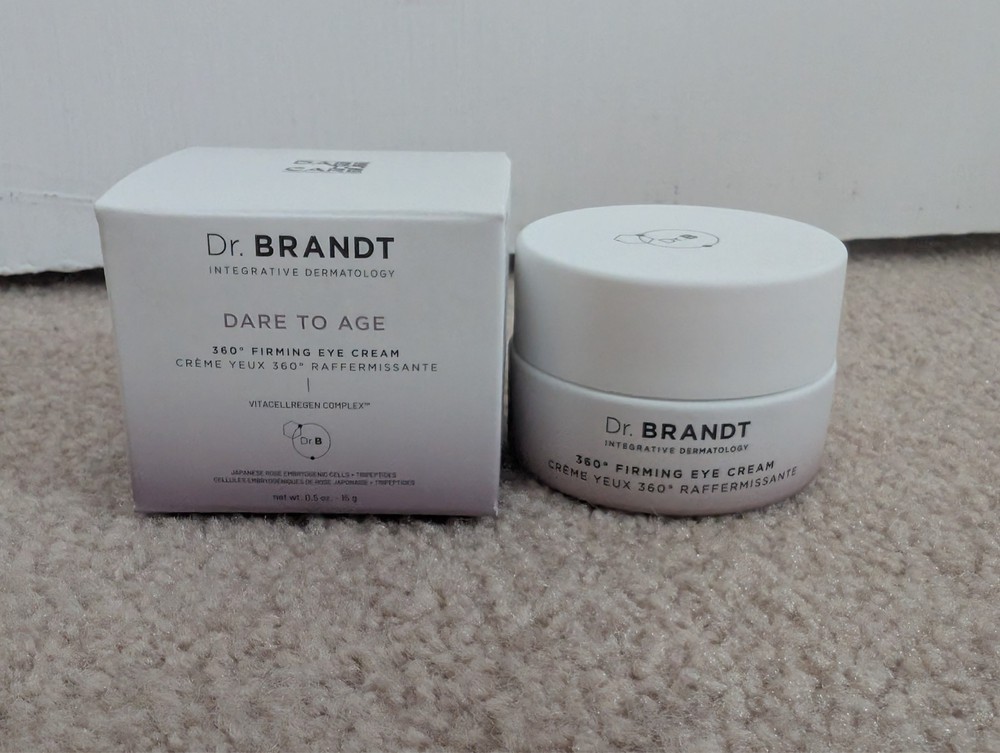 NIB Dr. Brandt Dare to Age 360° Firming Eye Cream, 0.5 oz (Full Size)