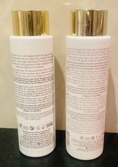 KEDMA 2pk New Foaming Facial Scrub & Skin Toner DEAD SEA MINERALS Vitamins C&E