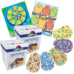 Ortopad® Bamboo Boys Eye Patches, 100-Pack (Regular Size, 4+ yrs) 2 Boxes a