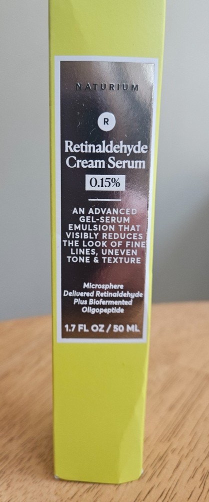 NATURIUM Retinaldehyde 0.05% Cream Serum 1.7 fl oz Anti-Aging Retinol NIB