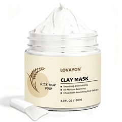 Nourishing Rice Clay Mask for Smooth, Clear Skin – Hydrating Mud Mask, Deep Pore