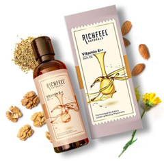 Richfeel Vitamin E Oil | Blend of Almond, Wheatgerm,Anti-Stretch Marks,80 ML