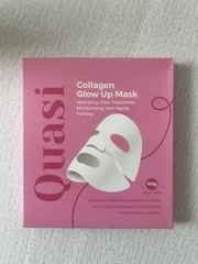 QUASI Collagen Glow Up Mask – Hydrogel Facial Treatment (4 Masks)