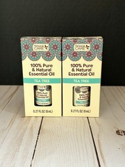 Personal Care 100% Pure & Natural Essential Tea Tree Oil 8ML 2 Count