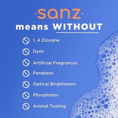 SANZ Hypoallergenic and Biodegradable Laundry 32 Fl Oz (Pack of 1), Clear
