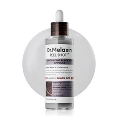 Dr.Melaxin Peel Shot Glow Black Rice Peeling Ampoule 80ml, Dead Skin Remover