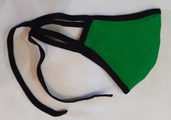 2 colors – Face Mask – Teens Youth Small – Unisex Cotton Blue Green Washable