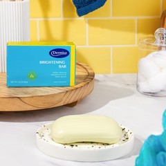 Dermisa Brightening Bar Soap with Kojic Acid, 3 Ounce (Pack of 3), No Color