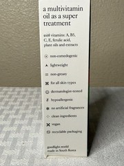 Good Light Alphabet Oil, K-Beauty, Full Size, Brand New!