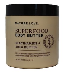 Nature Love Superfood Body Butter Shea Hydrate & Smooth 16 oz Brand New
