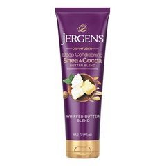 Jergens Shea and Cocoa Whipped Body Butter Lotion, Tone Enriching Hand And Body
