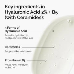 The Ordinary Hyaluronic Acid 2% B5 Ceramides Hydration Serum Skin
