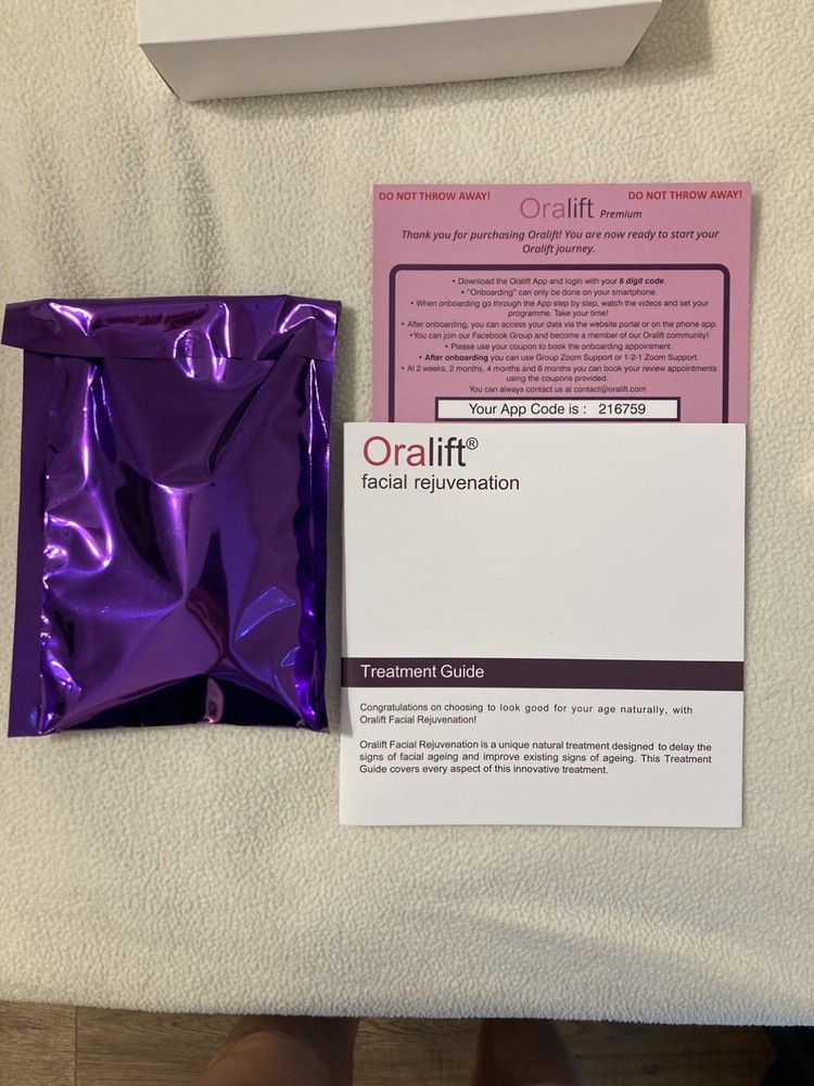 ORALIFT Anti Aging Face Lift Rejuvenation Mouthpiece W/ Onboarding Support
