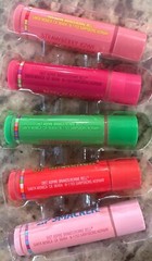 Vintage Bonne Bell Lip Smacker Classic Favorites Lip Balm Set 6ct w/Zip Pouch