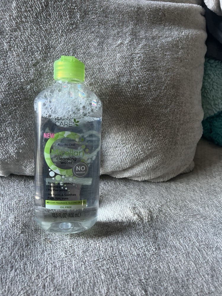 Personal Care Micellar Cleansing Water Remover, Oil-Free, No Parabens 13.5 fl oz
