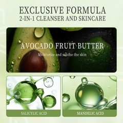 HUNMUI Compound Acid Avocado Bubble Mask 4gx12