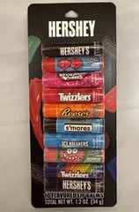 10 Pack Taste Beauty Hershey Assorted Flavored Lip Balm New in Package