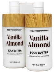 x2 Body Prescriptions Vanilla Almond Body Butter 16.9 oz Nourishing & Calming