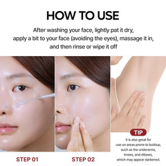 Peel Shot Black Rice Exfoliating Ampoule, Face Exfoliator with AHA BHA Niacinami