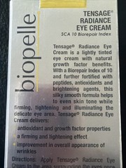 Biopelle Tensage Radiance Eye Cream SCA 10 GROWTH FACTOR 15 G 0.52 Oz TINTED