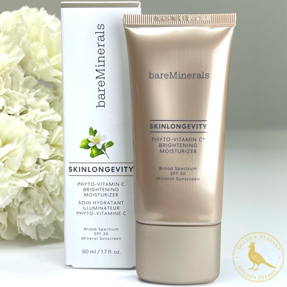 BareMinerals Skinlongevity Phyto Vitamin C Moisturizer Brightening SPF 30 1.7oz