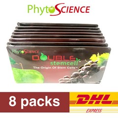 8 x Phytoscience Apple Grape Double StemCell stem cell anti aging Swiss EXP 2027