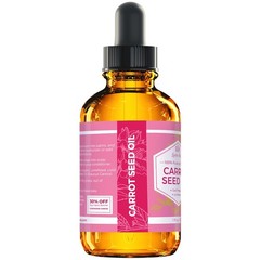 Carrot Seed Oil Pure Cold Pressed Unrefined Moisturizer for Hair Skin Nails 1oz