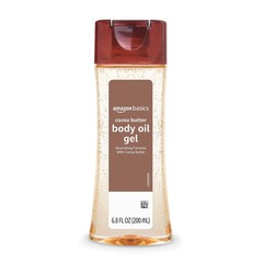 Body Oil Gel with Cocoa Butter, Paraben Free, for Very Dry Skin, 6.8 Fl Oz