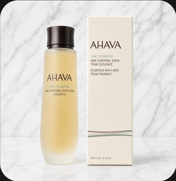 Ahava Time To Smooth Age Control Even Tone Essence 100ml/3.4oz NIB!