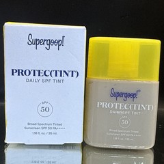 10N (very Fair) Supergoop! PROTEC(TINT) Daily SPF 50 Tint Sunscreen 1.18oz BNIB