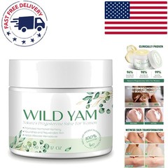 Wild Yam Hormone Balance Cream – Natural Relief for Men&rsquo;s Health, 3.17 Oz