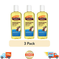 3 Pack Palmer&rsquo;s Cocoa Butter Body Oil, Vitamin E, 8.5 fl oz, Instant Glow Skin