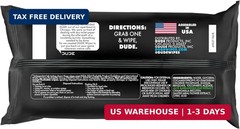DUDE Wipes Unscented Flushable Wipes – Extra-Large Adult Wet Wipes for Sensitive