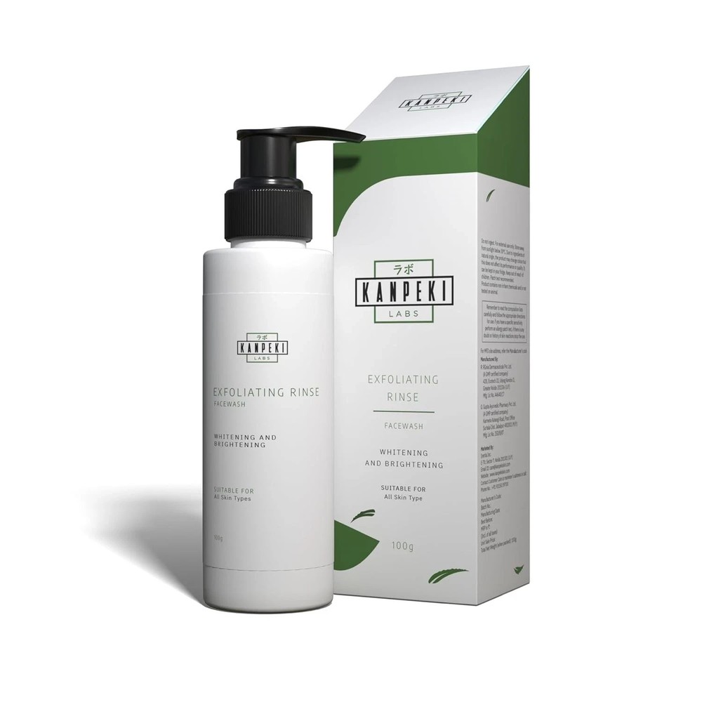 Kanpeki Labs Exfoliating Rinse Face Wash for Whitening Skin – 100g