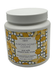 Beekman 1802 Goat Milk Whipped Body Cream 24 fl oz Almond Honey Cookie SEALED