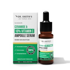 Dr. Sheth&rsquo;s Non-Irritating Ceramide & 10% Vitamin C Ampoule Serum (10ml)