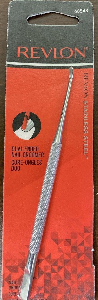 Revlon Stainless Steel Dual Ended Nail Groomer 68548 ~COMBINED SHIPPING~