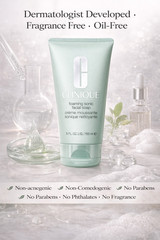 Clinique Foaming Sonic Facial Soap 5 oz / 150ml Fragrance Free Cleanser NEW