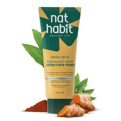 Nat Habit Herbal Face Wash 100g with Activated Wild Turmeric