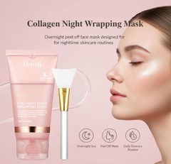 75ml Collagen Night Wrapping Mask Hydrating Sleeping Peel Off Mask Face Care