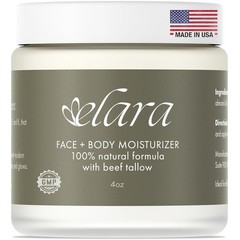 Elara Beef Tallow for Skin – Grass-Fed Whipped Tallow – Face & Body – Lavender