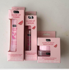 b.pure Glow Up Face Set Toner Serum Night Moisturizer Watermelon + HA + Niacin